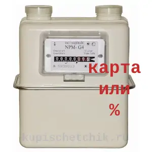 Газовый счетчик NPM G4